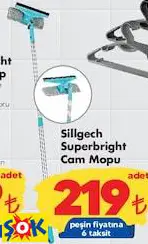 SİLLGECH SÜPERBRİGHT CAM MOPU